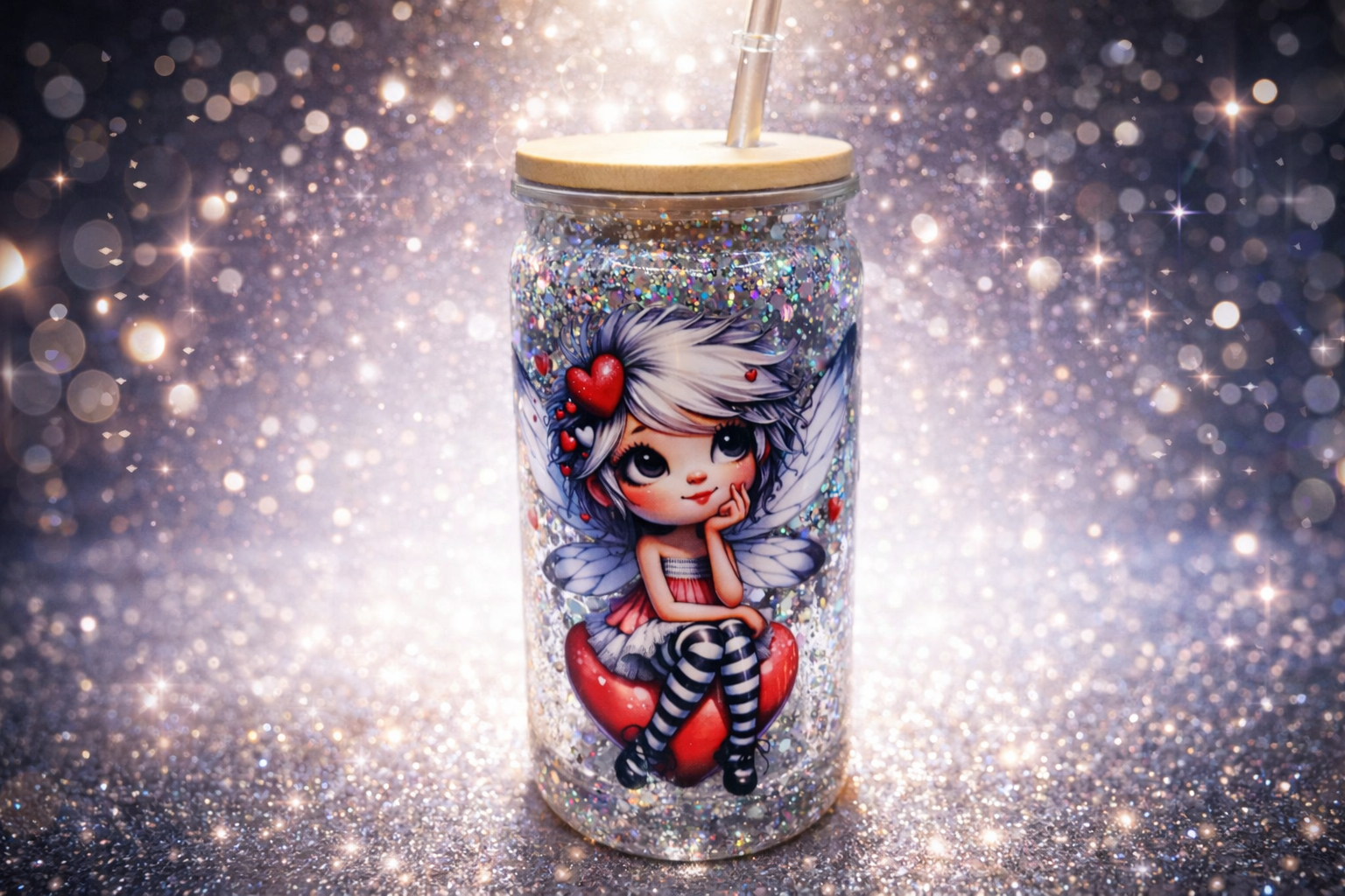 tumbler pailleté fée magique
